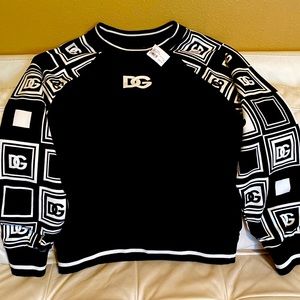 Authentic Brand New Dolce & Gabbana Jersey Raglan Sweatshirt